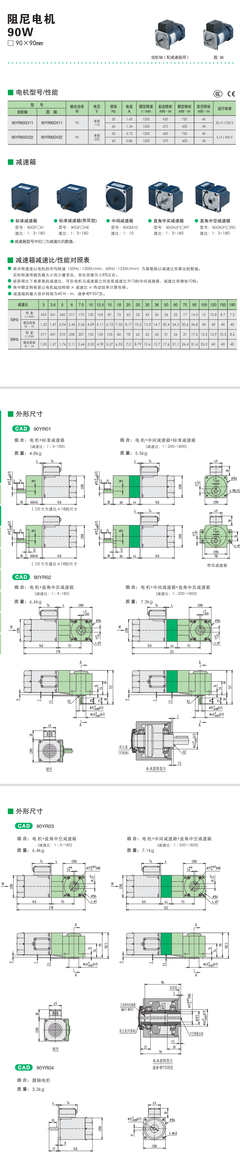 90W精研阻尼電機(jī)(圖1)